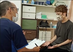 へバーデン結節のカウンセリング風景